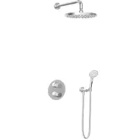Hotbath Cobber IBS20ACR inbouwdouche met 3s handdouche en 30cm hoofddouche chroom