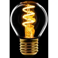 Expo ETH kogel Led spiraal filament E27 4W 3 stappen dimbaar helder 2200K