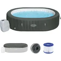 Bestway LAY-Z-SPA XXL, draadloze jacuzzi Mauritius AirJet, 270 x 180 x 71 cm, ovaal