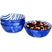 Ritzenhoff & Breker Set van 4 kommen 14cm gestreept Seaside - Ritzenhoff 270259