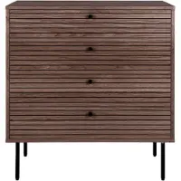 Ebuy24 Dressoir Kyoto | mdf bruin 80x85x40 cm dressoirs | NADUVI