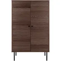 House Nordic Dressoir Kyoto | mdf bruin 80x130x40 cm dressoirs | NADUVI