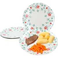Ritzenhoff & Breker Set van 4 dinerborden Bloem Turquoise Julia 26.5cm - 404371