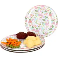 Ritzenhoff & Breker Set van 4 platte dinerborden 27cm Sweet Flower - Ritzenhoff 402773
