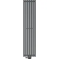 OEM Badkamerradiator Stella 370x1600 mm antraciet met universele aansluitset
