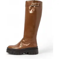 Art Dames Bruine leren laarzen 1959 (41), Leer, Plat, Ritssluiting, Casual 119591132003_023