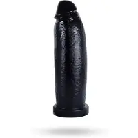 NMC 9.5 INCH PVC GIANT DILDO BLACK