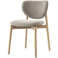 Tower Living Eetkamerstoel Pimonte eiken - stof Sahara 400 espresso