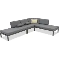 Garden Point Adrano 2in1 tuinset antraciet