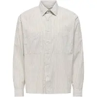 Only & Sons Overhemd navy / pastelblauw / wit