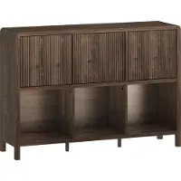 En.casa Dressoir Lukkodso walnootkleurig 110x30x77 cm []