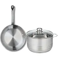 Elo Set van 1 Koekenpan 24 cm en 1 braadpan 20 cm Elo Profi Brillant