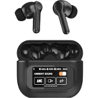Xssive TWS16 Draadloze Oordopjes met Touch Display - Bluetooth 5.4 - Noise Cancelling - Geschikt voor Apple iPhone Oortjes Draadloos - Zwart