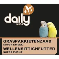 Daily GRASPARKIETENZAAD SUPER KWEEK-4KG-GRASPARKIET-EXTRA FIJNE ZADEN-OPGROEI