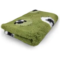 Vetbed Farm Animals - Woolly Sheep - Groen - Antislip Hondenmat - 150 x 100 cm - Hondenbed - Benchmat - Voor Honden - Machinewasbaar Hondenkleed