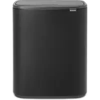 Brabantia Bo Touch Bin Prullenbak - 1 vak - 60 liter - Mineral Moonlight Black