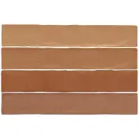 Navale Senso wandtegel 6.5x40cm rood mat