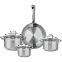 Elo Set van 1 Koekenpan 28 cm en 3 kookpotten 14, 16 en 20 cm Elo Profi Citrin