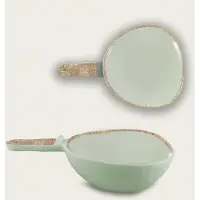 Arca TIERRA Sand - Melamine kom met handvat 31x21x8cm – licht in gewicht – makkelijk stapelbaar – voor binnen en buiten