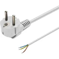 ELP AANSLUITSNOER 3M EURO 3 X 0.75MM² WIT