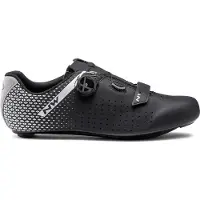 Northwave Wielrenschoen Men Core Plus 2 Black Silver-Schoenmaat 36