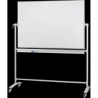 Franken Mobiel whiteboard Magnetisch Dubbelzijdig 150 (B) x 100 (H) cm Wit