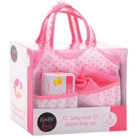 Baby Rose Luiertas voor pop - Met accessoires en verschoonkussen