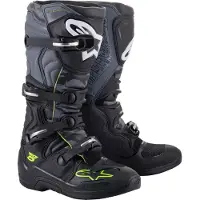 Alpinestars Tech 5, laarzen ,Zwart/Grijs/Neon-Geel ,14 US