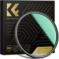 K&F Concept 77mm circulair polarisatiefilter Nano-X MRC HD CPL Ultra Low Reflection