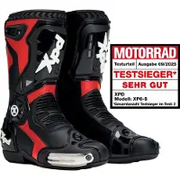 XPD XP6-S, laarzen geperforeerd ,Zwart/Rood ,46 EU