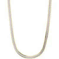 Lucardi Ketting goud / zilver