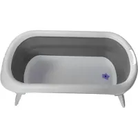BabyDan 30l Baby Bathtub Zilver Kinderen