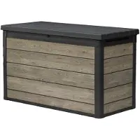 Keter Kussenbox Signature Ashwood - Houtlook - Bruin - 757l - 151,7x72,5x90cm