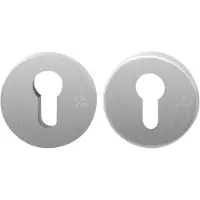 GPF bouwbeslag Veiligheidsrozet rond 54 mm SKG*** RVS geborsteld - RVS geborsteld