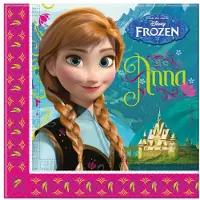 Disney 60x Frozen Themafeest Servetten 33 X 33 Cm Papier - Feestservetten