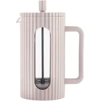 Klausberg KB7754 - Koffie- en Theezetter met Pers - 1 Liter - Beige - RVS Filter en Boorosilicaat Glas - Geschikt voor Koffie, Thee en Kruiden