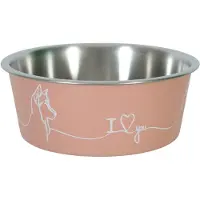 Zolux love voerbak hond roze