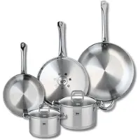 Elo Set van 3 Kookpannen 24, 28 en 32 cm en 2 braadpannen 16 en 20 cm Elo Profi Citrin