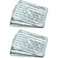 Fackelmann Set van 10 aluminium bakjes 34 x 23 cm Barbecue