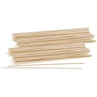 Fackelmann Set van 60 houten satéprikkers 30 cm Wood Edition