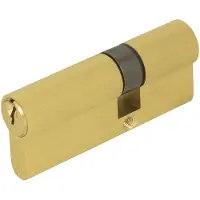Lavita Domino Cilinderslot Profielcilinder DMO 31/31 - Deurslot - incl. 3 sleutels - Insteekslot - Voordeurslot Veiligheidscilinder Vernikkeld - Meer dan 25.000 cycli - Goud