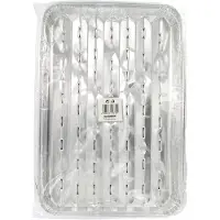 Fackelmann Set van 5 aluminium bakjes 34 x 23 cm