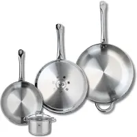 Elo Set van 3 Koekenpannen 24, 28 en 32 cm en 1 braadpan 12 cm Elo Profi Citrin