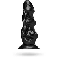 All Black Steroïd - The Rally - Dildo - 28 x 11,4 cm - zwart