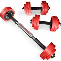 Sportstech AH300_20 | multifunctionele halterset | 2in1 Dumbbell Barbell