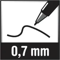 BIC fineliner Intensity, medium, paars
