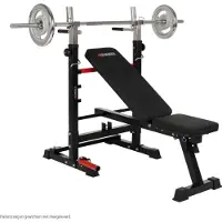 FINNLO Halterbank Force 4.0 | Opvouwbaar | Rek | Landmine | 180 kg