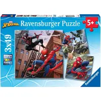 Ravensburger Spiderman in Actie Puzzel (3x49 stukjes)
