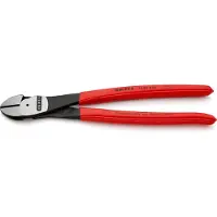 Knipex Kracht-Zijsnijtang | 250 mm Lengte | Kunststof Bekleed | Zwart Geatramenteerd - 74 01 250 SB