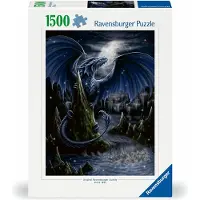 Ravensburger puzzel The Blue Dragon - 1500 stukjes - fantasie puzzel.